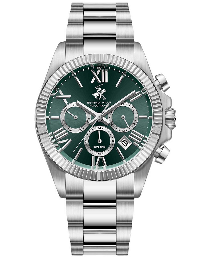 Часы Beverly Hills Polo Club BP3874X.370 — мужские, зеленый