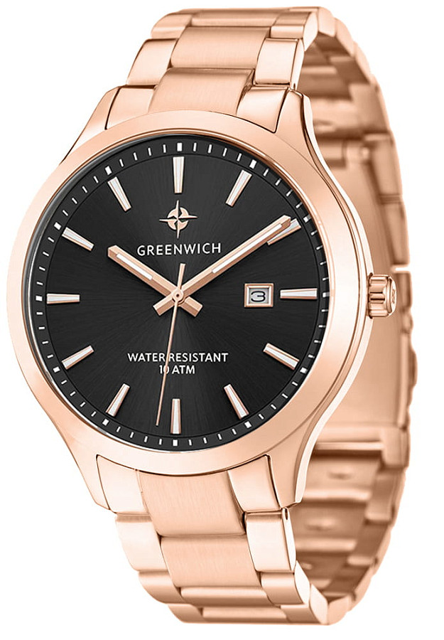 Часы Greenwich Helm GW 041.40.31 — кварцевые, металл сталь
