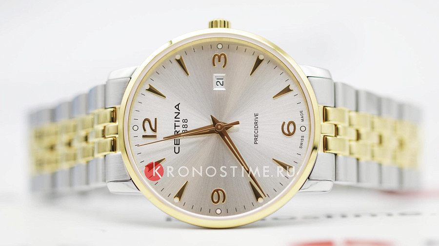 Часы Certina DS Caimano C035.410.22.037.02 — сталь c pvd покрытием, мужские