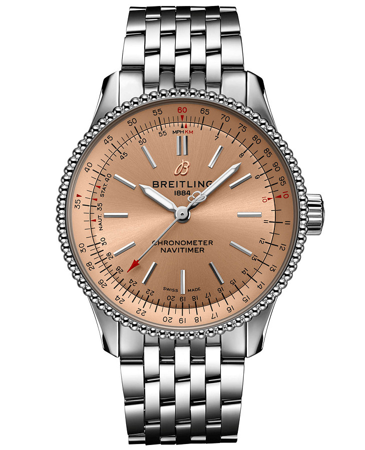Часы Breitling Navitimer Automatic 35 A17395201K1A1 — женские, коричневый