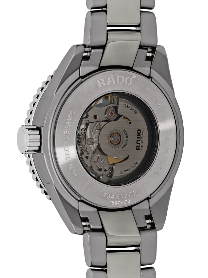 Часы Rado Captain Cook High-Tech Ceramic R32128202 — мужские, высокотехнологичная керамика
