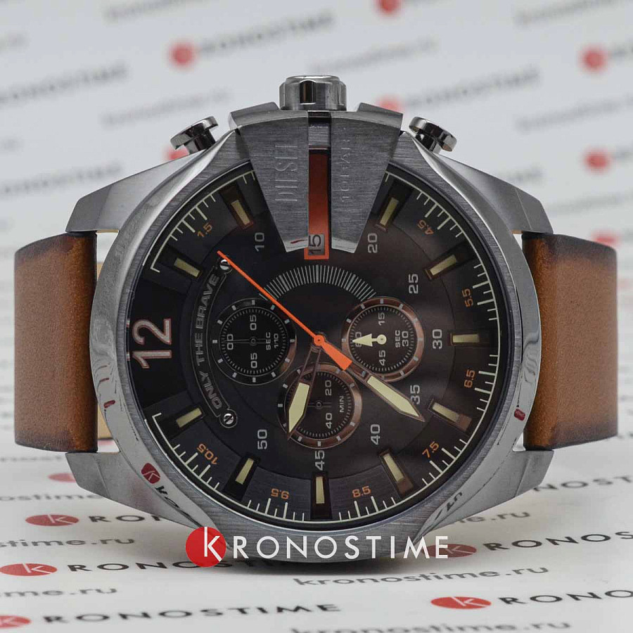 Часы Diesel Mega Chief DZ4343 — кварцевые, сталь металл