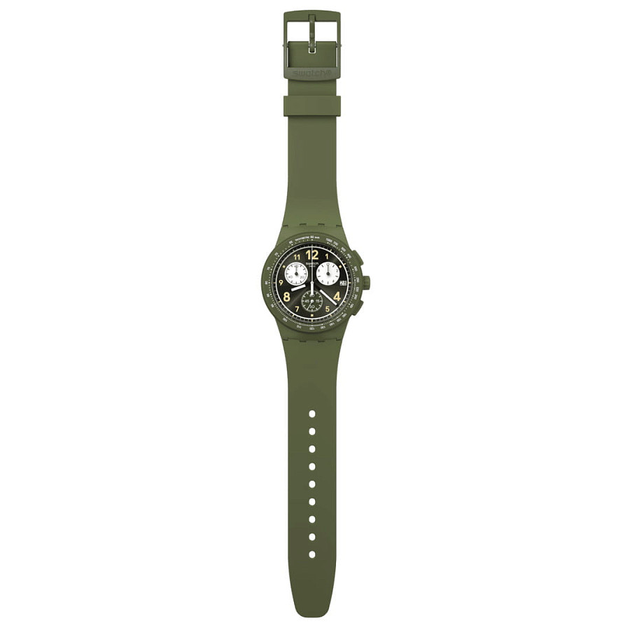 Часы Swatch Chrono 42 Standard SUSG406 — мужские, силикон
