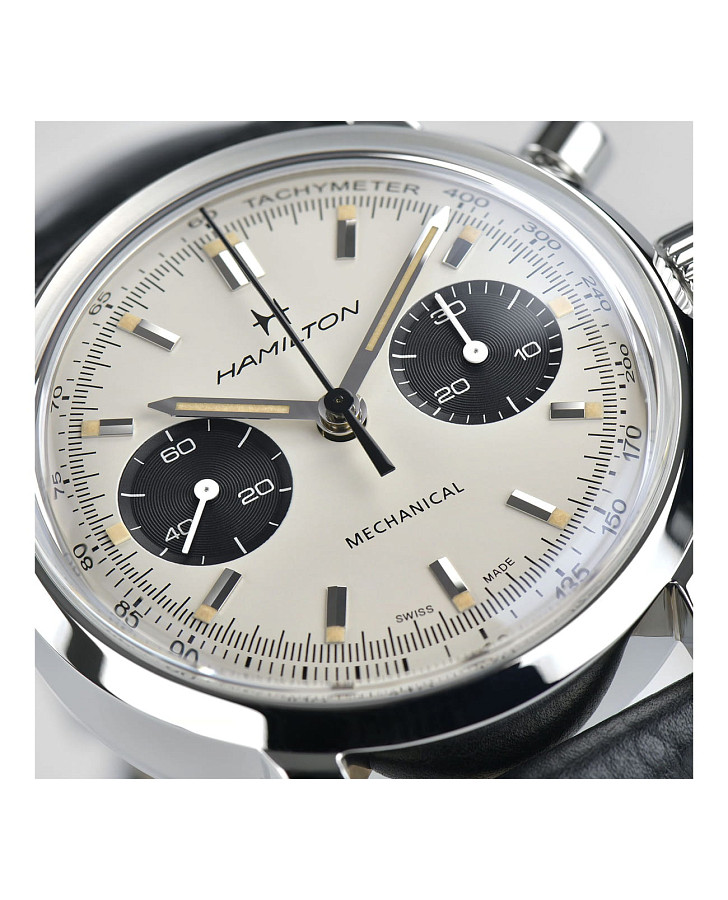 Часы Hamilton American Classic Intra-Matic Chronograph H H38429710 — сталь металл, Швейцария