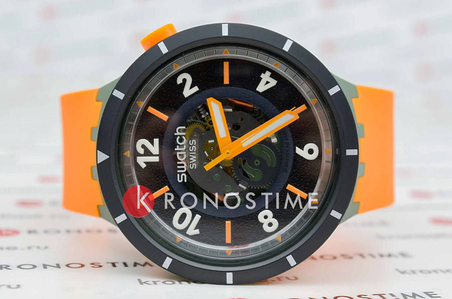 Часы Swatch Big Bold Bioceramic SB03G107 — кварцевые, биокерамика