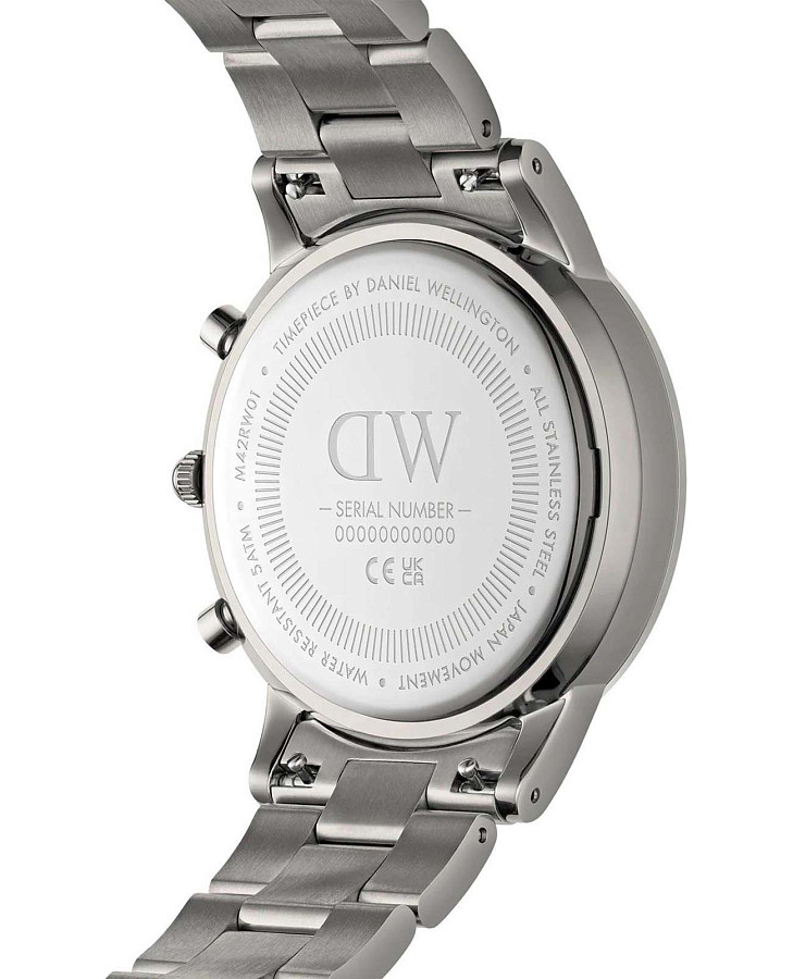 Часы Daniel Wellington Iconic Link Arctic DW00100643 — металл сталь, Швеция