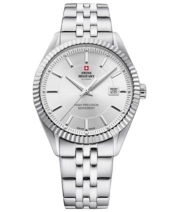 Часы Swiss Military by Chrono Сверхточные SM34065.02 — мужские, черный
