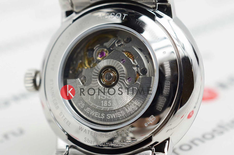 Часы Tissot Carson Automatic Lady T122.207.11.036.00 — женские, нержавеющая сталь