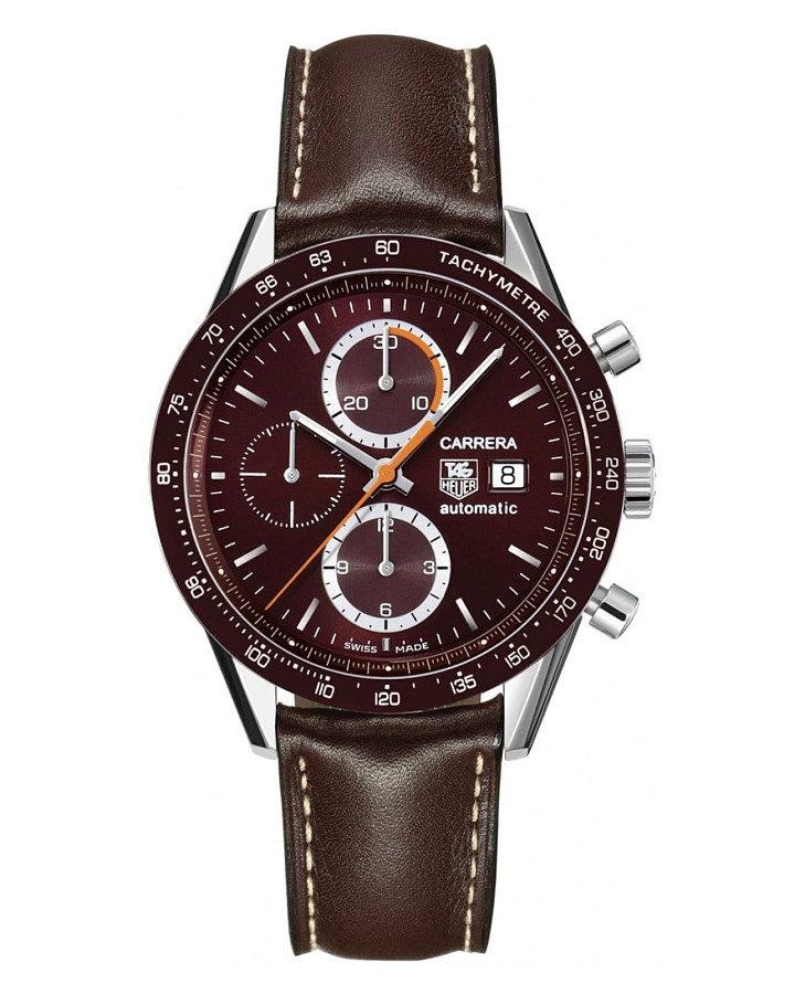 Часы TAG Heuer Carrera CV2013.FC6234 — мужские, коричневый
