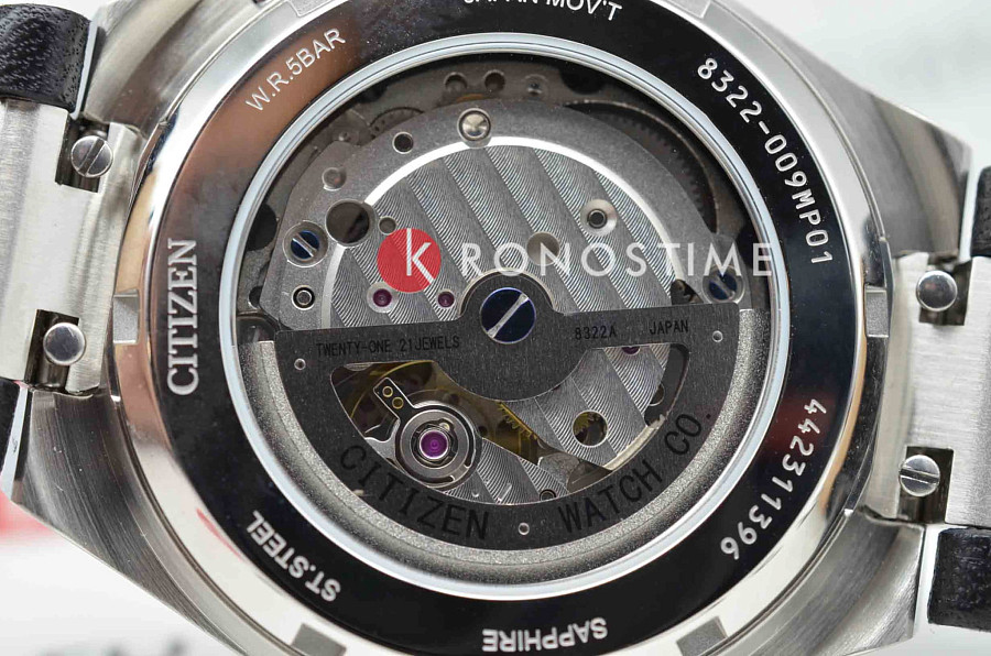 Часы Citizen Automatic NK5010-01H — мужские, кожаный