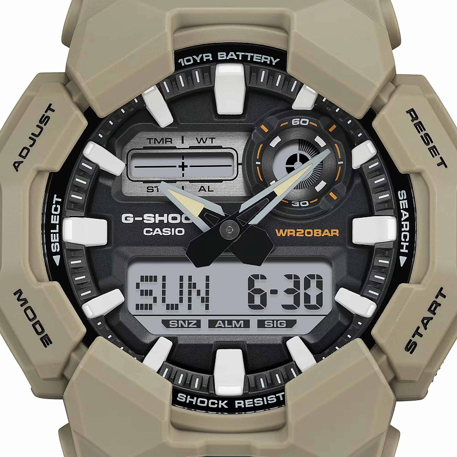 Часы Casio GA-010-5A — Япония, кварцевые