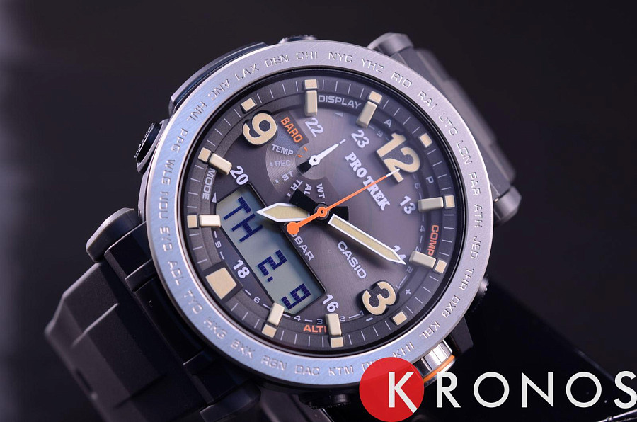 Часы Casio Pro Trek PRG-600-1E — сталь металл, Япония