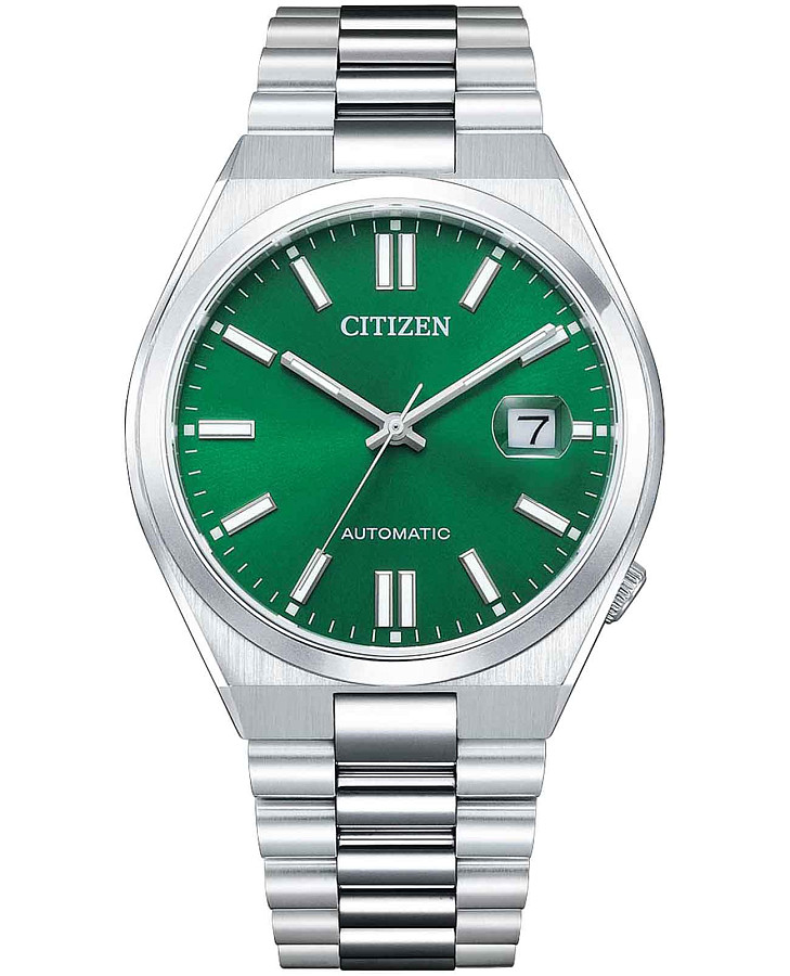 Часы Citizen Tsuyosa NJ0150-81X — мужские, зеленый