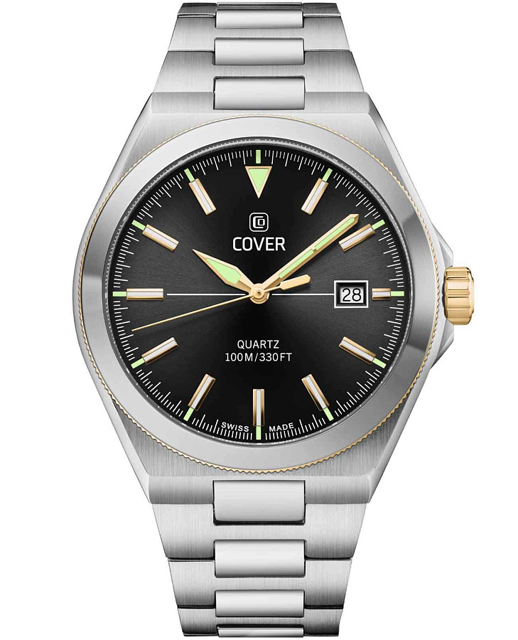 Часы Cover Iconosteel CO213.03 — мужские, черный