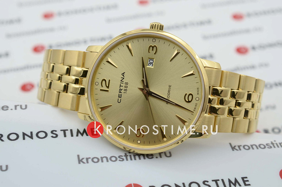 Часы Certina DS Caimano C035.410.33.367.00 — кварцевые, сталь металл