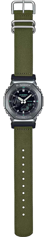 Часы Casio G-Shock GM-2100CB-3ADR (GM-2100CB-3AER) — мужские, тканевый