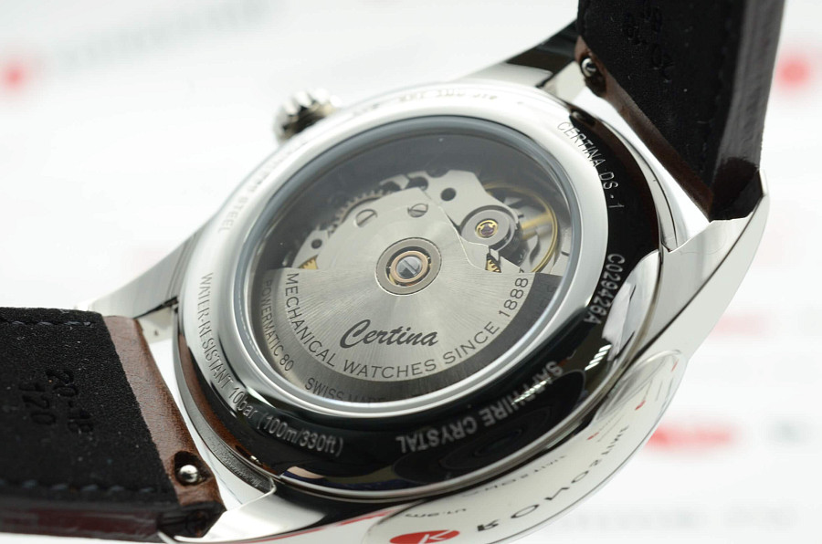 Часы Certina DS-1 Big Date Powermatic 80 C029.426.16.041.00 — синий, сталь металл
