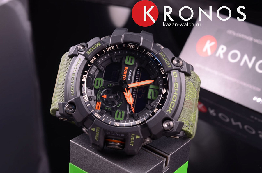 Часы Casio G-Shock GG-1000BTN-1A — карбон + полимер, мужские