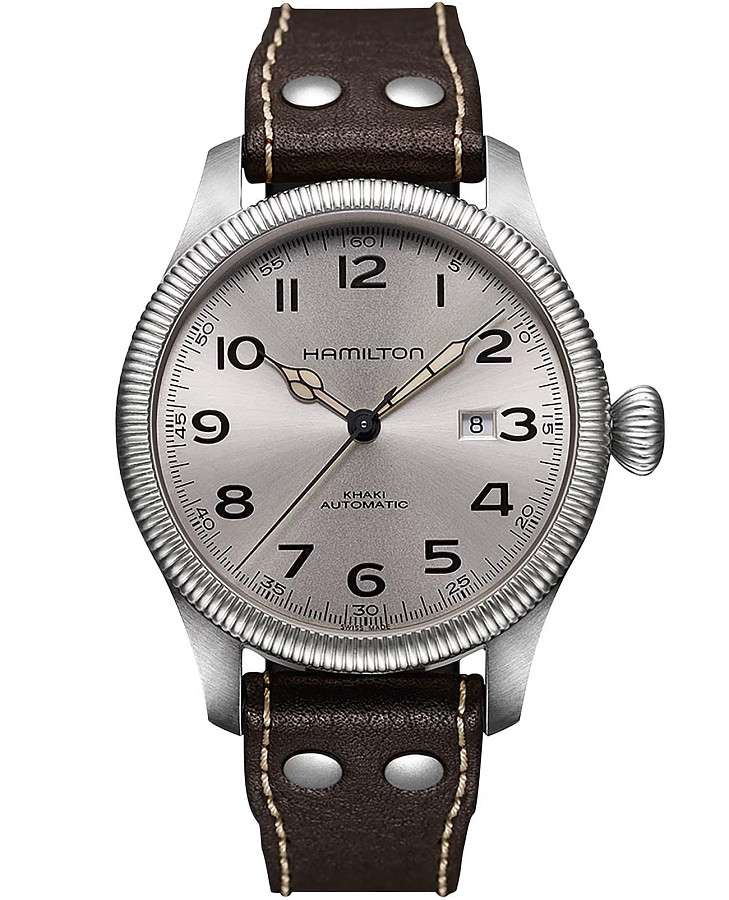 Часы Hamilton Khaki Field Pioneer Auto H60515593 — мужские, серебристый