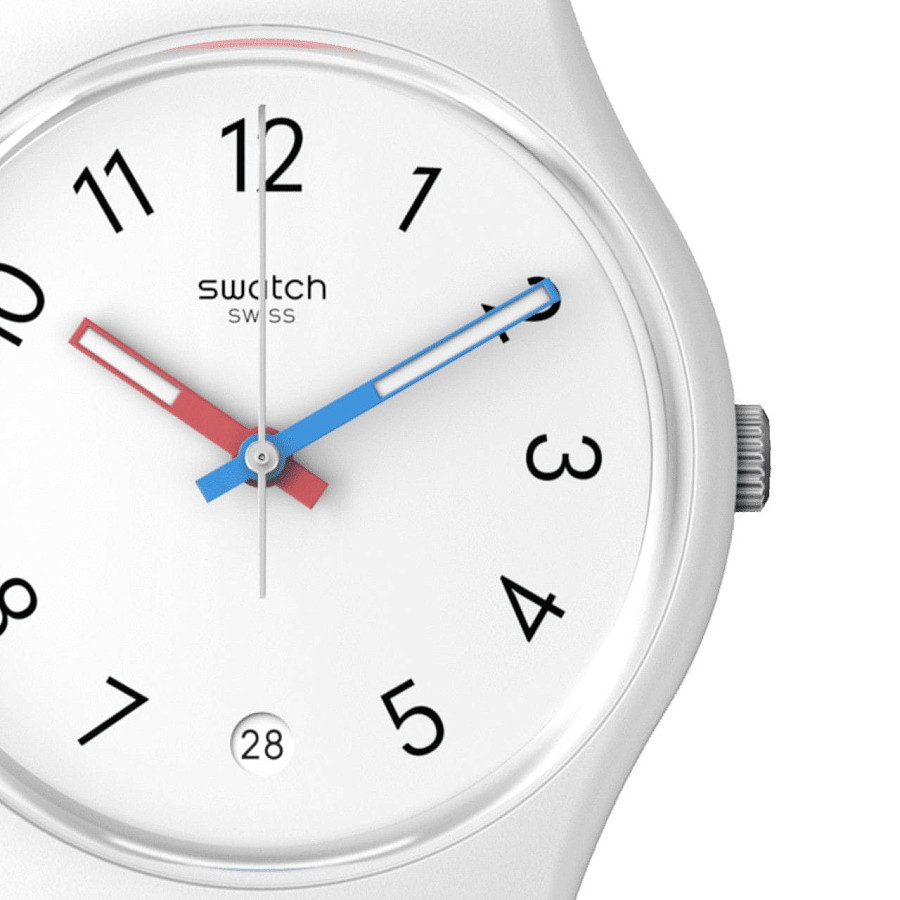 Часы Swatch Gent Biosourced Standart SO28W400 — кварцевые, пластик
