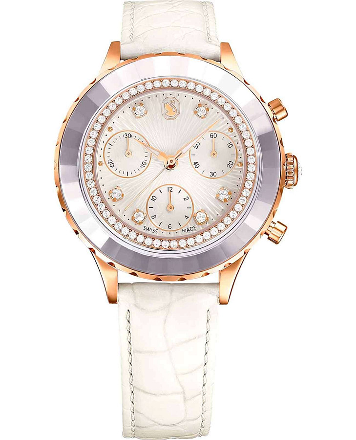 Часы Swarovski Octea Chrono 5671150 — женские, белый