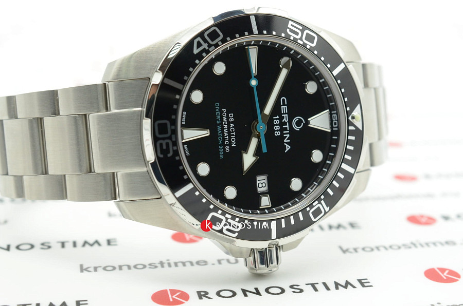 Часы Certina DS Action Diver Powermatic 80 C032.407.11.051.10 — Швейцария, механические