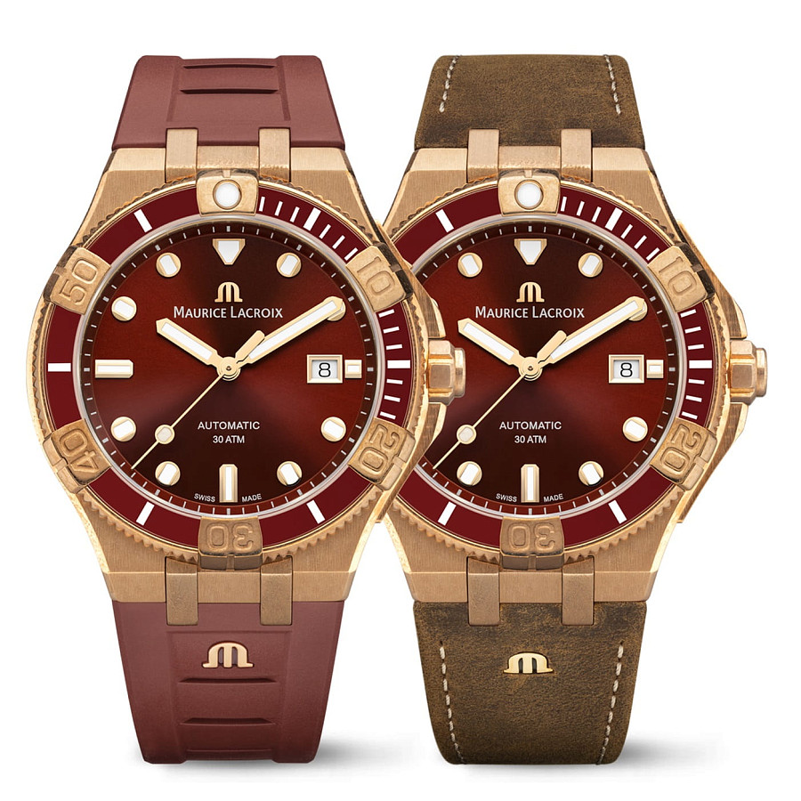 Часы Maurice Lacroix Aikon Venturer Asia Special Edition AI6058-BRZ6B-530-6 — бронза, Швейцария
