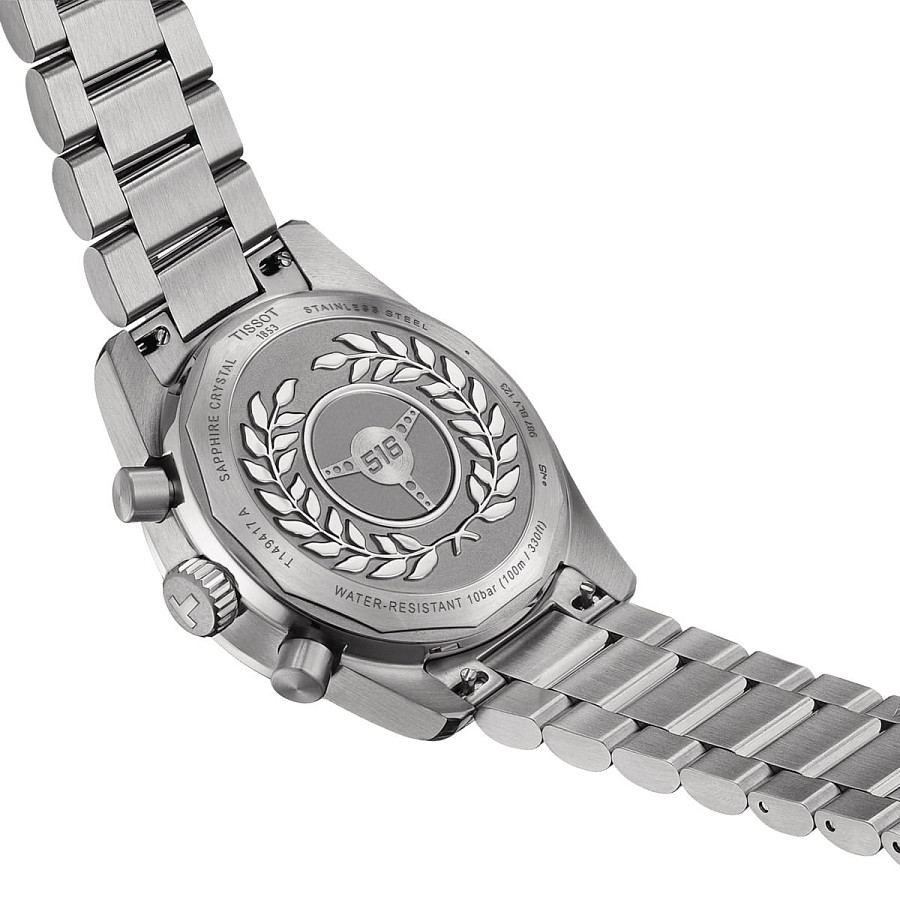 Часы Tissot PRS 516 Chronograph T149.417.11.041.00 — нержавеющая сталь 316l, мужские