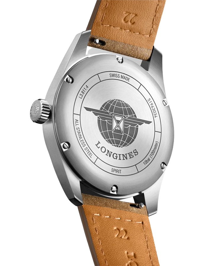 Часы Longines Spirit L3.811.4.03.2 — механические, сталь металл