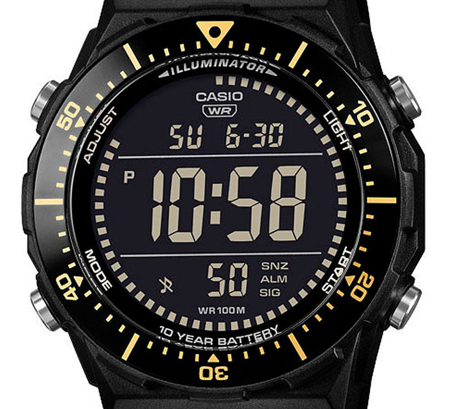 Часы Casio Collection AE-1700H-1B — кварцевые, пластик