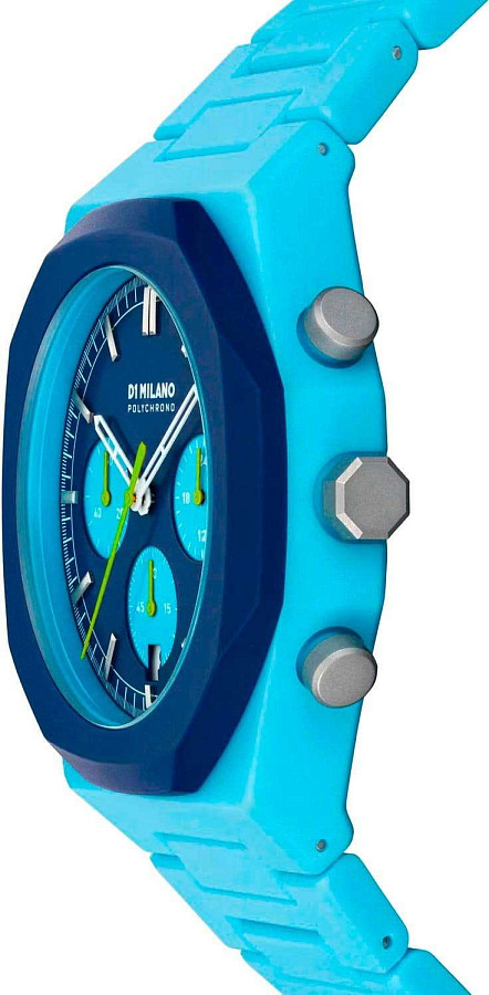 Часы D1 Milano Polychrono PHBJ03 — кварцевые, пластик