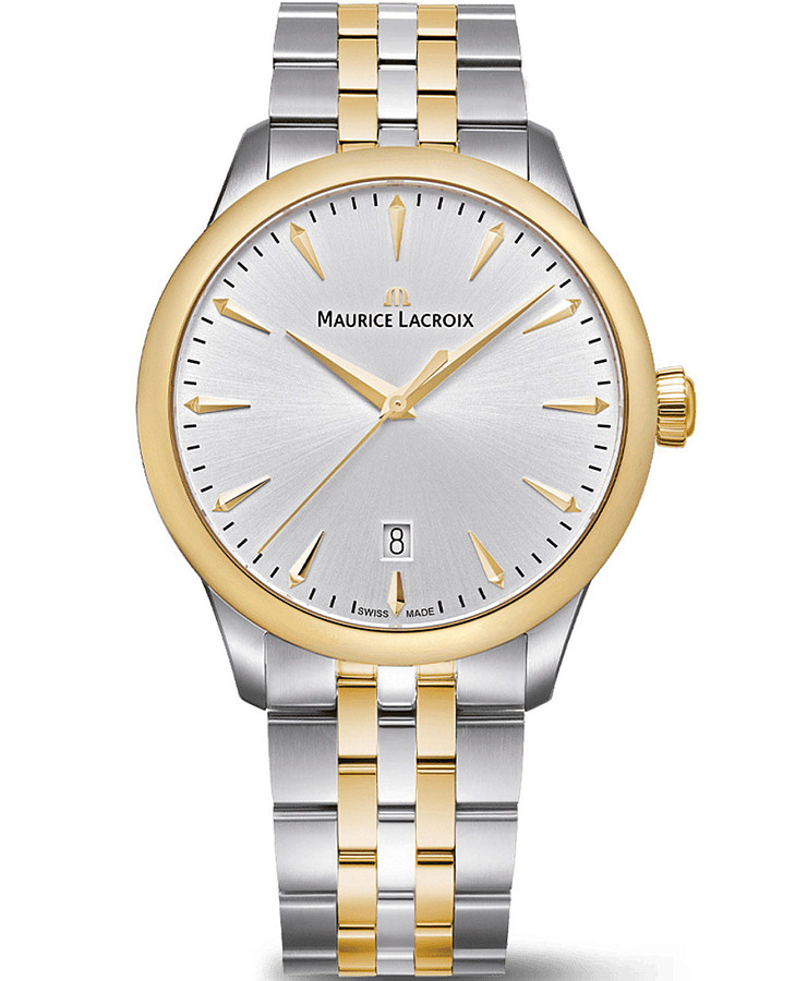 Часы Maurice Lacroix 1975 Quartz Duotone 751007-PVY12-130-1 — мужские, серебристый