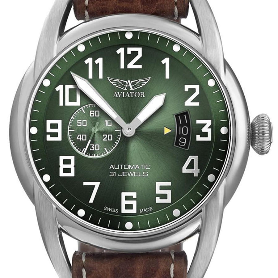 Часы Aviator Bristol Scout V.3.18.0.311.4 — механические, металл сталь