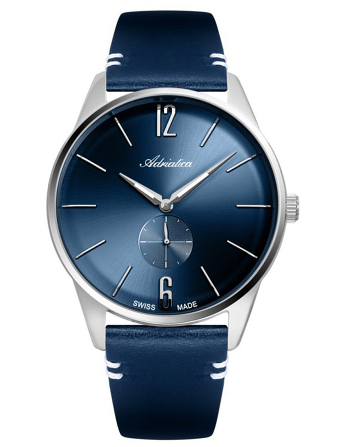 Часы Adriatica Vintage A8264.5255XLQ — мужские, синий