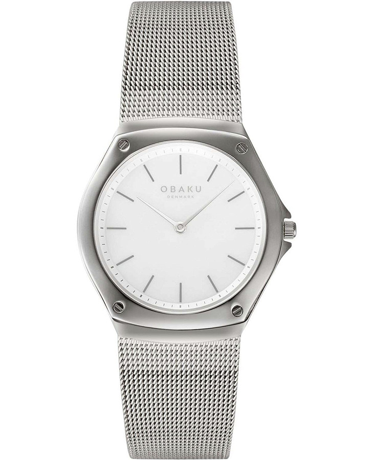 Часы Obaku Ultra Slim V316LXCWMC — женские, белый
