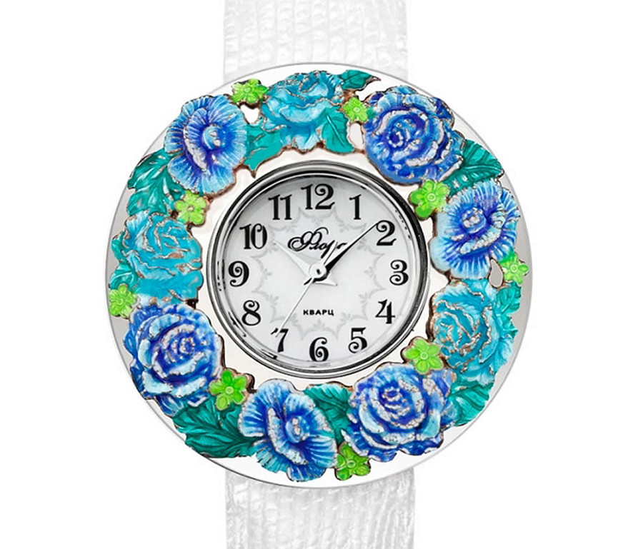 Часы УЧЗ Flora 1143S12-B6L2 Светлана-2 — кварцевые, латунь
