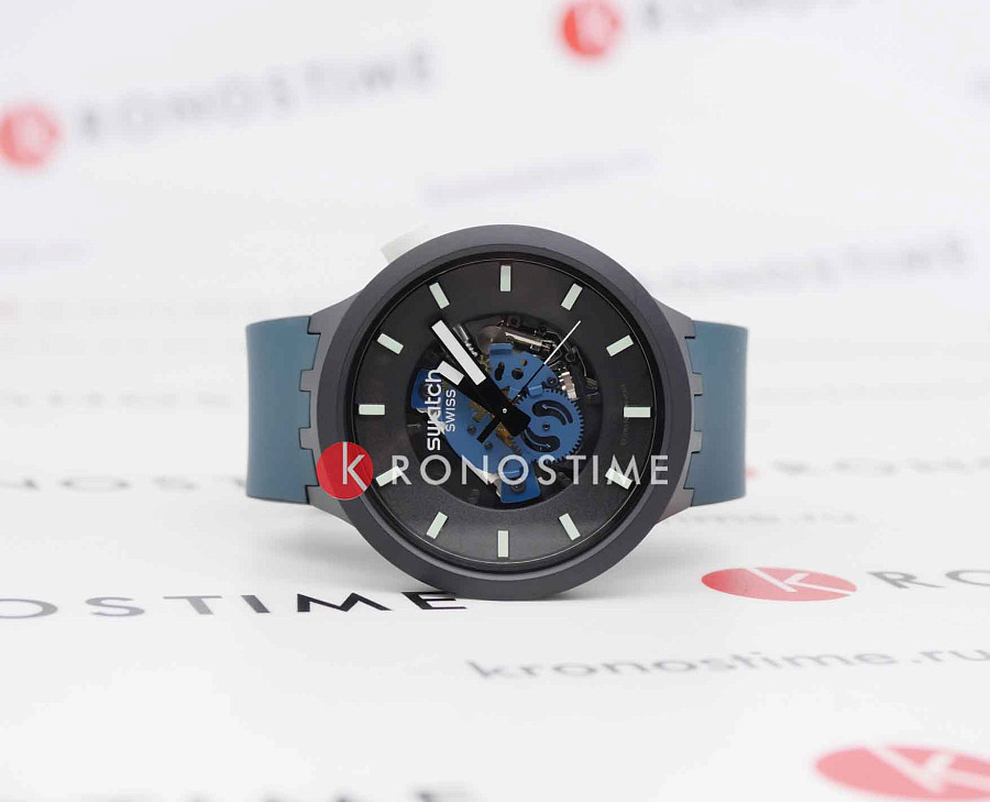 Часы Swatch Big Bold Bioceramic Lacquered SB03B107 — кварцевые, биокерамика