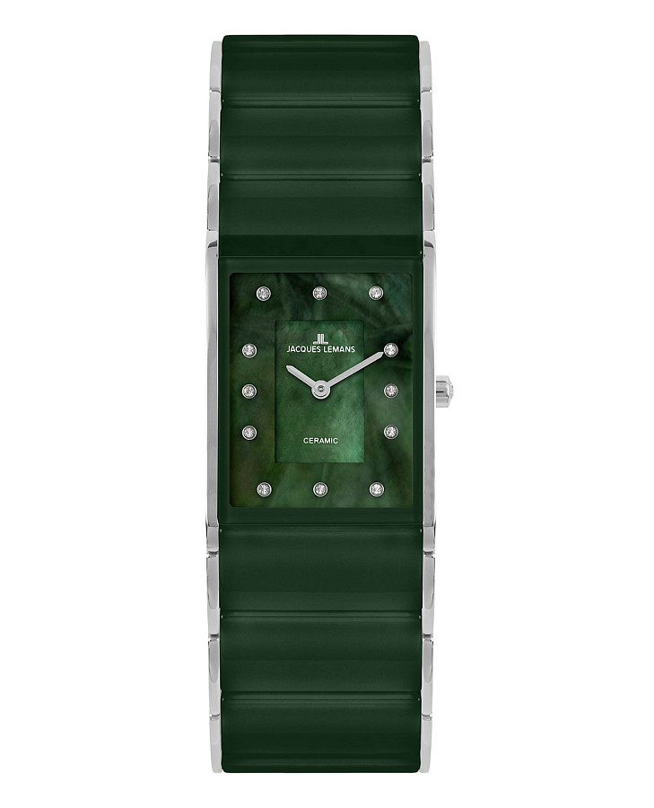Часы Jacques Lemans Dublin 1-1940i — женские, зеленый