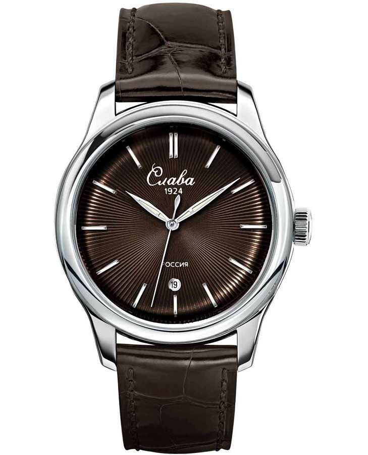 Часы Слава Сенат 2490540/300-2115 — мужские, коричневый