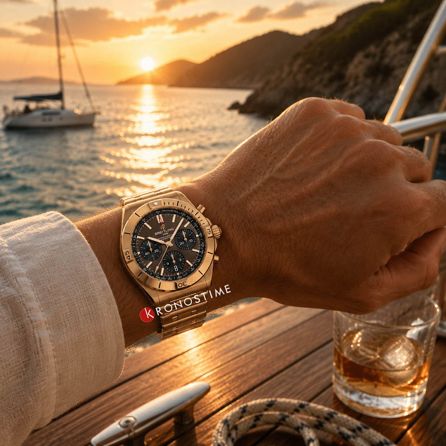 Часы Breitling Chronomat B01 Chronograph 42 mm RB0158101Q1R1 — Швейцария, механические