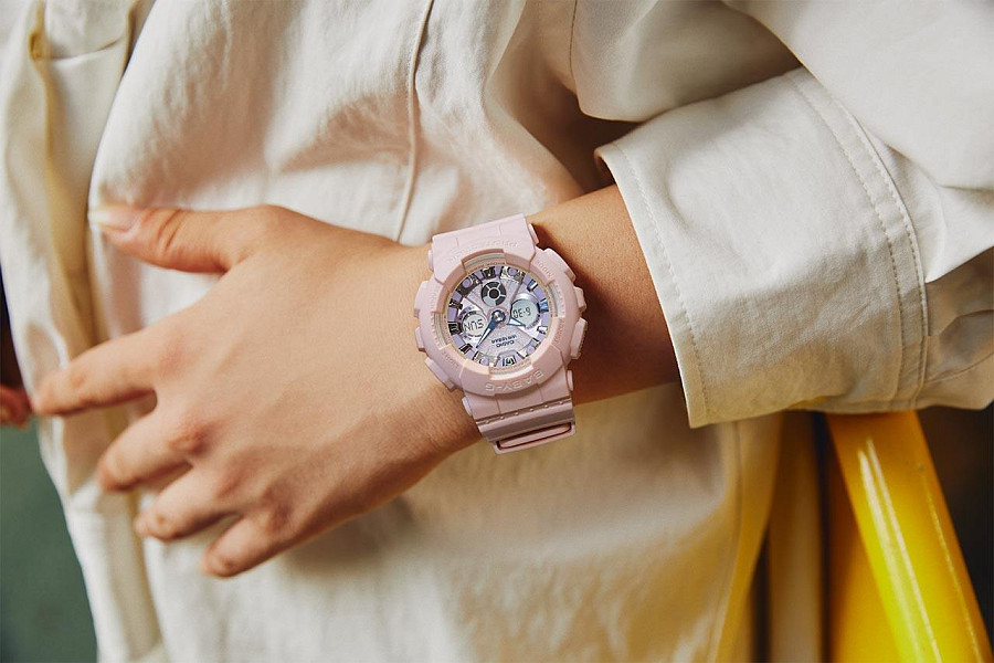 Часы Casio Baby-G BA-130WP-4A — кварцевые, пластик