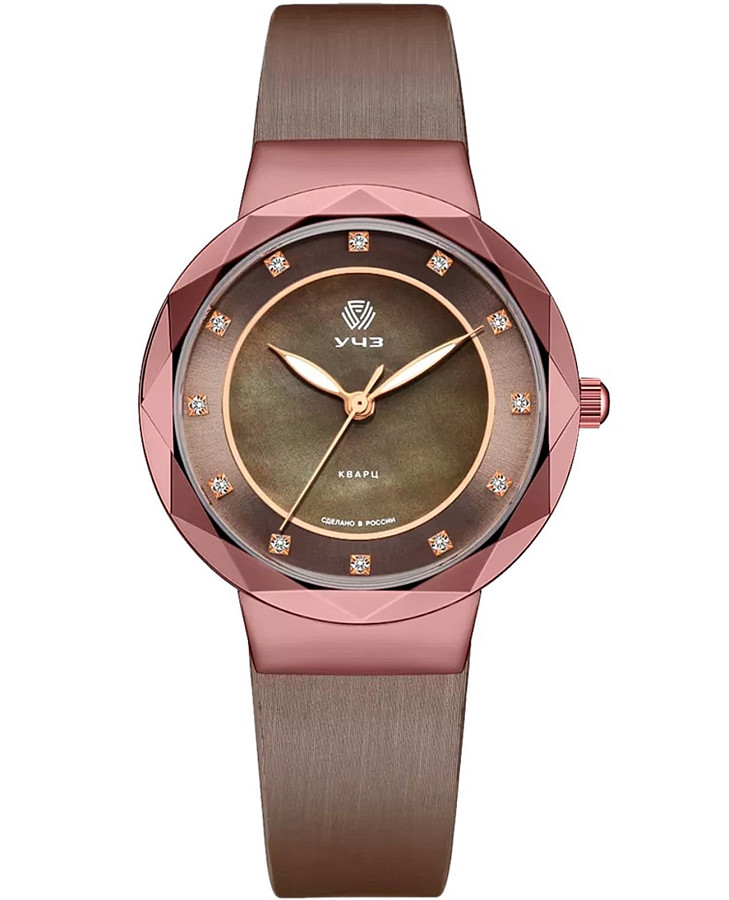 Часы УЧЗ Spectr 3026L-8 — женские, коричневый