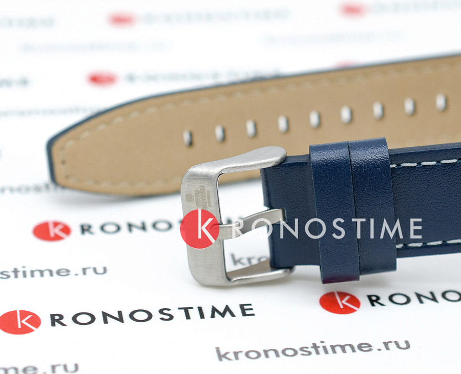 Часы Swiss Military by Chrono Quartz GMT SM34095.05 — мужские, синий
