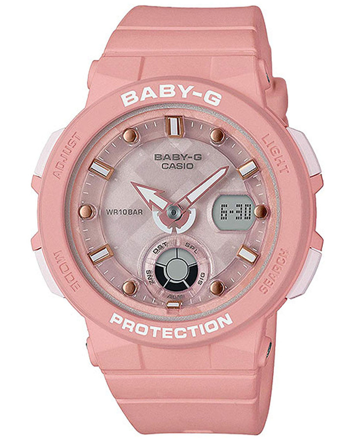 Часы Casio Baby-G BGA-250-4A — женские, розовый