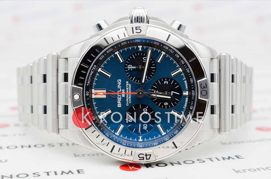 Часы Breitling Chronomat B01 42 AB0134101C1A1 — механические, сталь металл