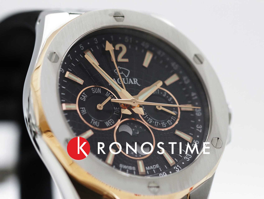 Часы Jaguar Moonphase J1040/4 — кварцевые, сталь металл