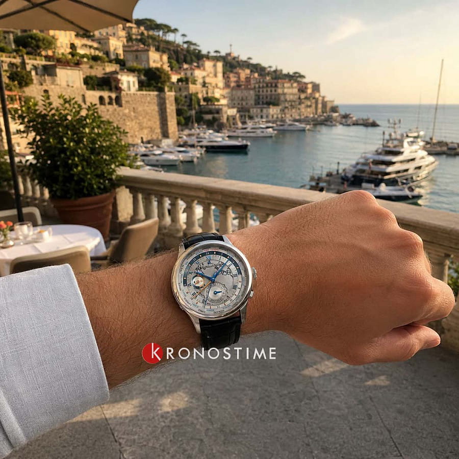 Часы Maurice Lacroix Masterpiece MP6008-SS001-111-1 — сталь металл, Швейцария