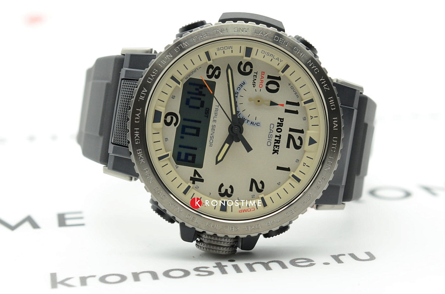 Часы Casio Pro Trek PRW-50Y-1B — пластик, мужские