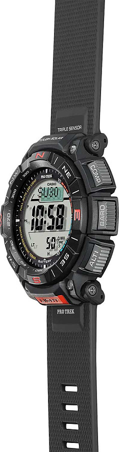 Часы Casio Pro Trek PRG-340-1DR (PRG-340-1E) — мужские, черный