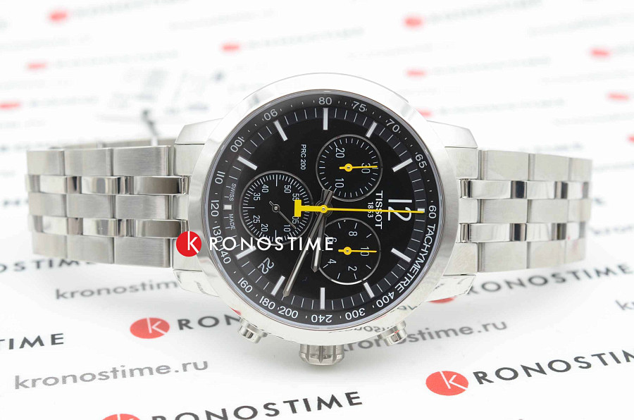 Часы Tissot PRC 200 Chronograph T114.417.11.057.00 — артикул T1144171105700, мужские